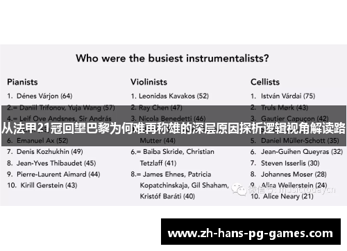 从法甲21冠回望巴黎为何难再称雄的深层原因探析逻辑视角解读路