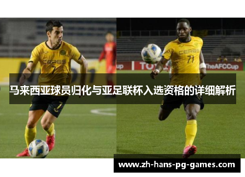 马来西亚球员归化与亚足联杯入选资格的详细解析